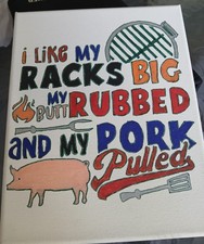 8x10 BBQ Sign
