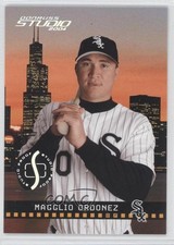 2004 Donruss Studio Studio Proofs Silver 14/100 Magglio Ordonez #55 0a1