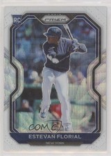 2021 Panini Prizm White Wave Prizm Estevan Florial #85 0b3
