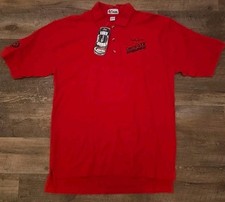 NEW VINTAGE Chase Authentics John Force Castro GTX Racing NHRA Polo Mens Large