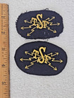 Original WW2 French Wireless Telegraphy/Radio TSF Specialist Insignia - Lot of 2 — photo 1