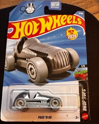 2026 Hot Wheels Drop Tops 1/5 - PASS 'N GO - 5/250 - JJH30 - Monopoly 90 Years