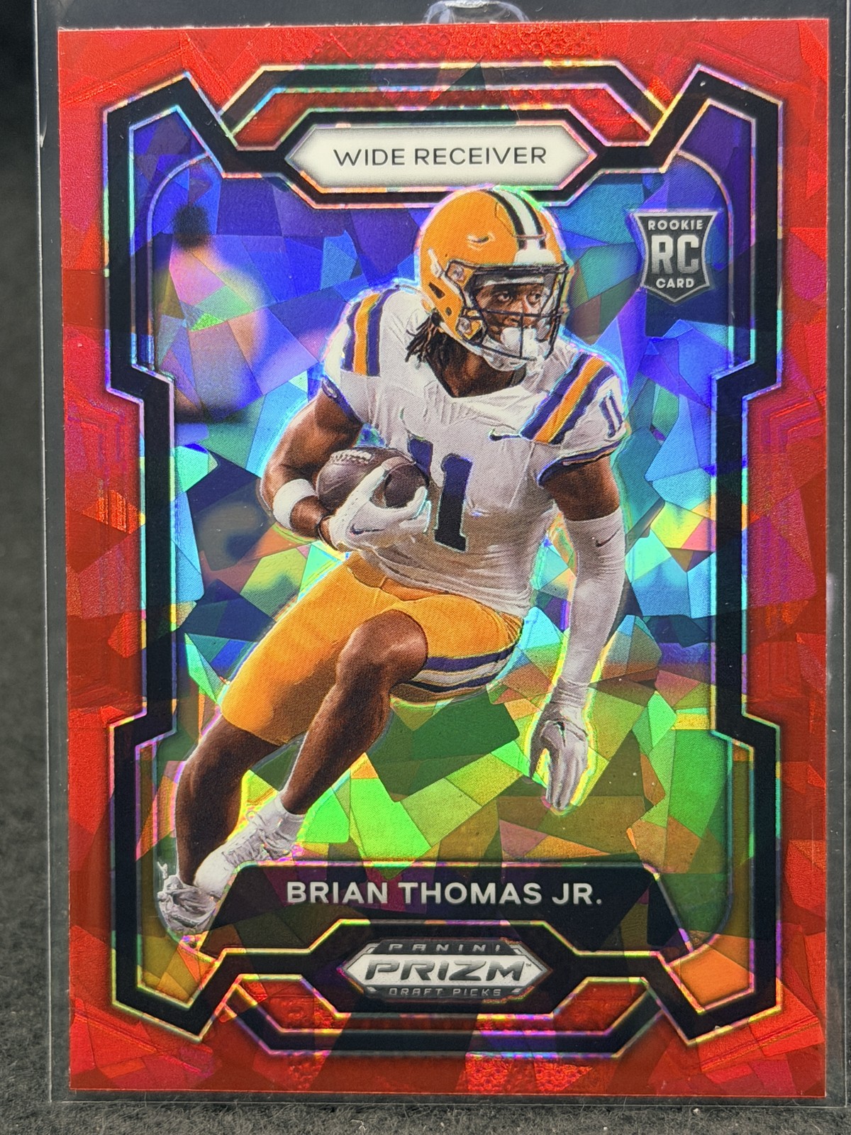 Brian Thomas Jr. 2024 Panini Prizm Draft Picks Red Ice #118