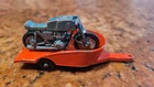 Matchbox Lesney #38 Honda Motorcycle w/Trailer - 3" length