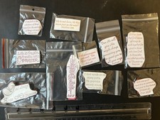 Rubber Stamp Unmounted Lot of 10 Religious Text Mix Brands Vintage Combine Ship