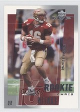 2001 Upper Deck MVP Rookie Chris Weinke #286 0a1