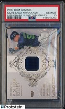 2024 BBM Genesis Munetaka Murakami Visitor Jersey RC Rookie /350 PSA 10