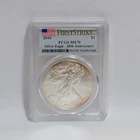 2016 $1 American Silver Eagle PCGS MS70 First Strike 30th Anniversary Toning