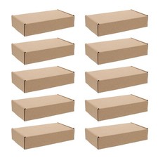 40Pcs Lightweight Reusable Paper Packaging Boxes for Storage and Delivery