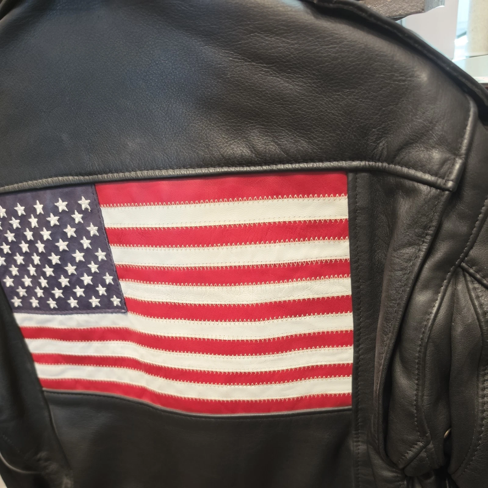 Vintage Indian Motocycle USA Leather Jacket Motorcycle Choppers 80s 90s Sz42 image 7