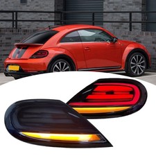 Pair LED Tail Lights Rear Lamps Brake Reverse Light For VW Beetle 2013-2019