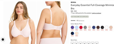 Reveal Everyday Essential Full-Coverage Minimizer Bra in Rugby Tan 42H