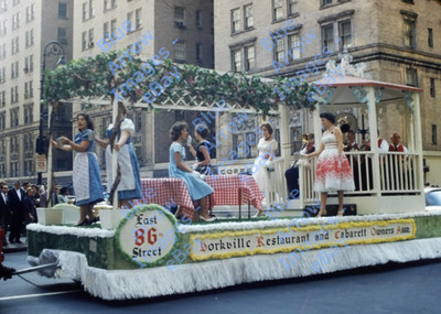 1960 35mm Slide East 86th Street Parade Float New York City #14256