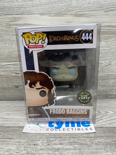 Funko Pop! Vinyl: The Lord of the Rings Frodo Baggins Glow Chase 444 w protector