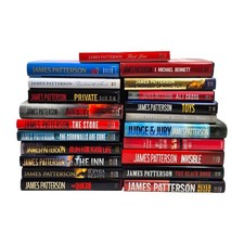 Lot of 21 James Patterson HC Books Like New
