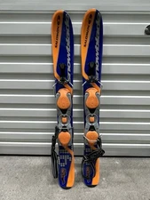 Salomon Snow Blade Short Trick Fun Skis Orange Blue 90cm