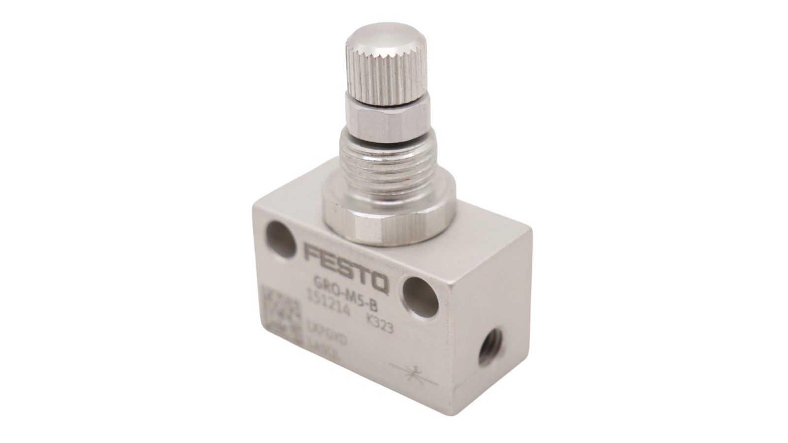 Festo GRO-M5-B Throttle Valve M5 Pneumatic 105 L/min 151214