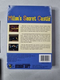 Milon's Secret Castle - Nintendo NES - Complete In Box CIB - Circle Seal