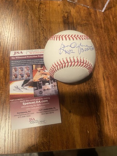 Milwaukee Brewers Ben Oglivie Signed Baseball with "1982 Brewers" inscription