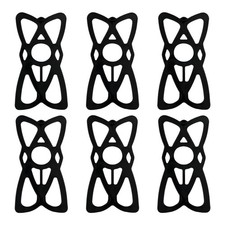 6PCS Motorcycle Phone Mount Tether, AntiSlip Silicone Security Band Bike Cell...