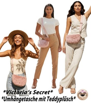 Victoria's Secret  * süsse Umhängetasche * Teddyplüsch *  KP 63  