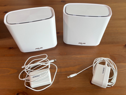 ASUS ZenWiFi AX6600 Tri-Band Mesh WiFi 6 System (XT8 2PK) White - Picture 1 of 4