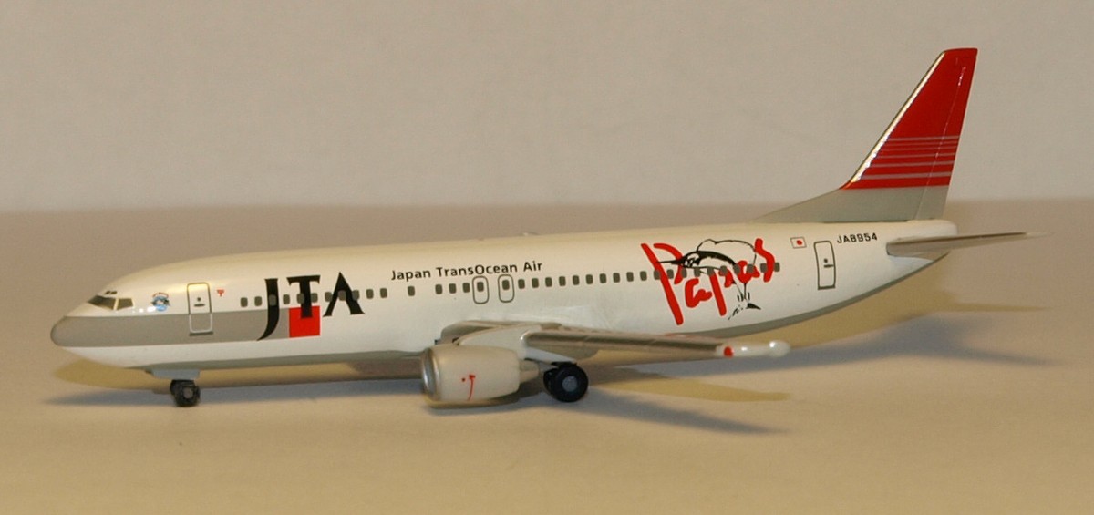 Herpa Wings 1:500 Japan Transocean JTA Papas Island 737-400