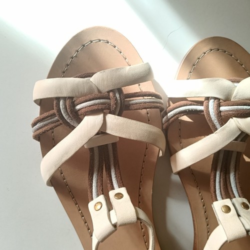 Sandali Car Shoe bianchi mis 37 - Foto 3 di 12