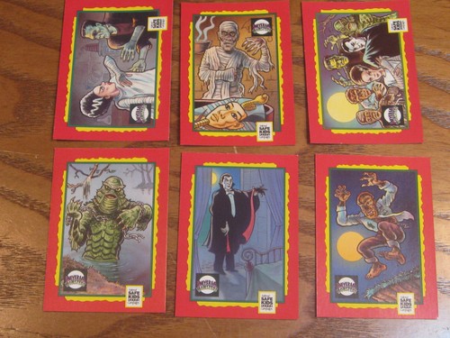 Universal Monsters Trading Card Treats - 2 Packungen - je 3 Karten 1991 Safe Kids  - Bild 1 von 4