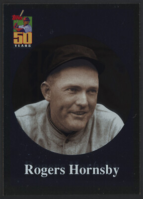 2001 Topps Before There Was #BT6 Rogers Hornsby Cardinals