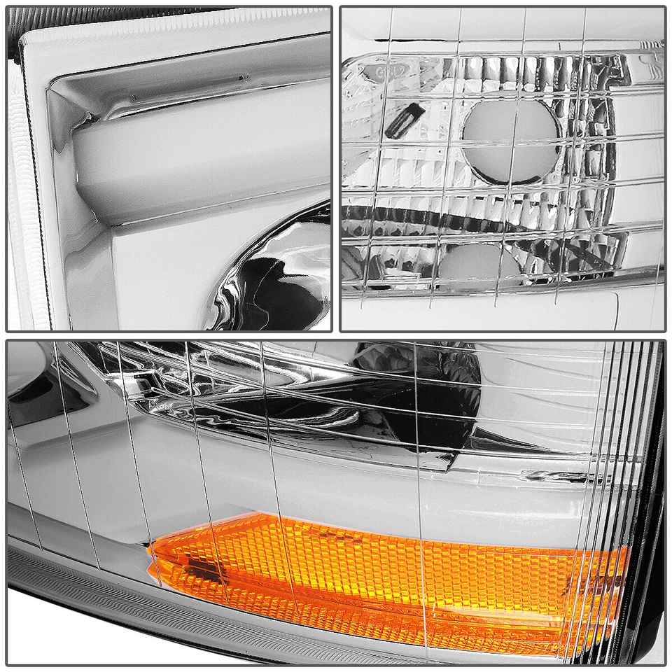 PARA 2007-2013 SILVERADO DRL TUBO PROJETOR FAROL COM KIT LED + VENTILADOR FRIO CROMADO - Imagem 4 de 4