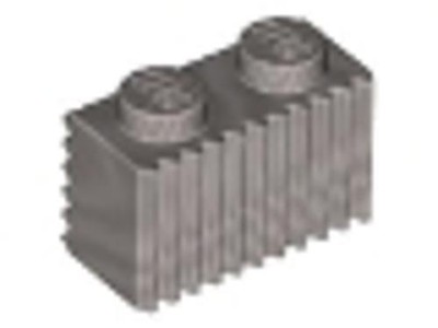 Lego Brick, Modified 1 x 2 with Grille / Fluted P-2877 - Choose Color Choice