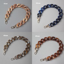 Clutch Chain Mix Color Bag Chain Messenger Belt Shoulder Bag Strap Acrylic Women