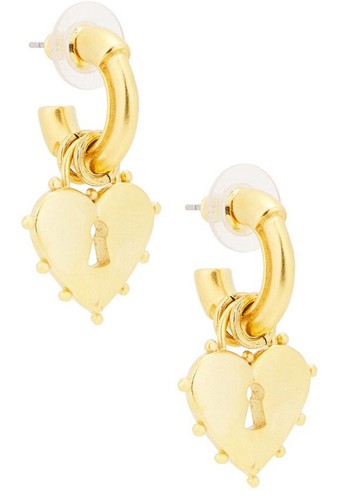 Elizabeth Cole Mina In Gold Brand New Free Shipping Lovely Gold Earrings