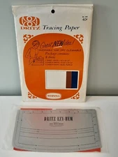 Vtg Scovill Dritz Tracing Paper & Ezy-Hem Lot 
