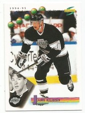 JARI KURRI 1994-95 SCORE CARD NEAR MINT+/NEAR MINT CONDITION