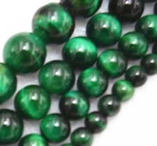 Natural Gemstone Green Tiger's Eye Round loose beads 15" AAA 6mm 8mm 10mm 12mm