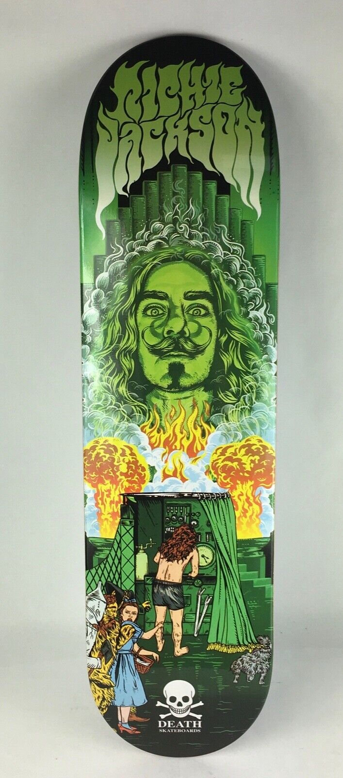 Richie Jackson Pro deck - Death Skateboards 8.75 " Smoke Mirrors - free grip