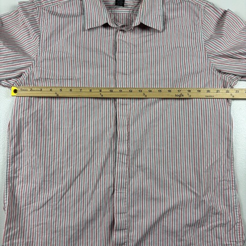 Structure Shirt Men's XL (44-46) Multi Striped Modern Fit Long Sleeve Button-Up - Picture 6 of 7