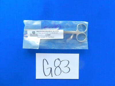 G83 *NEW* Millennium 9-53005 Fine Blade Cherry Scissors 7'' Overall Length