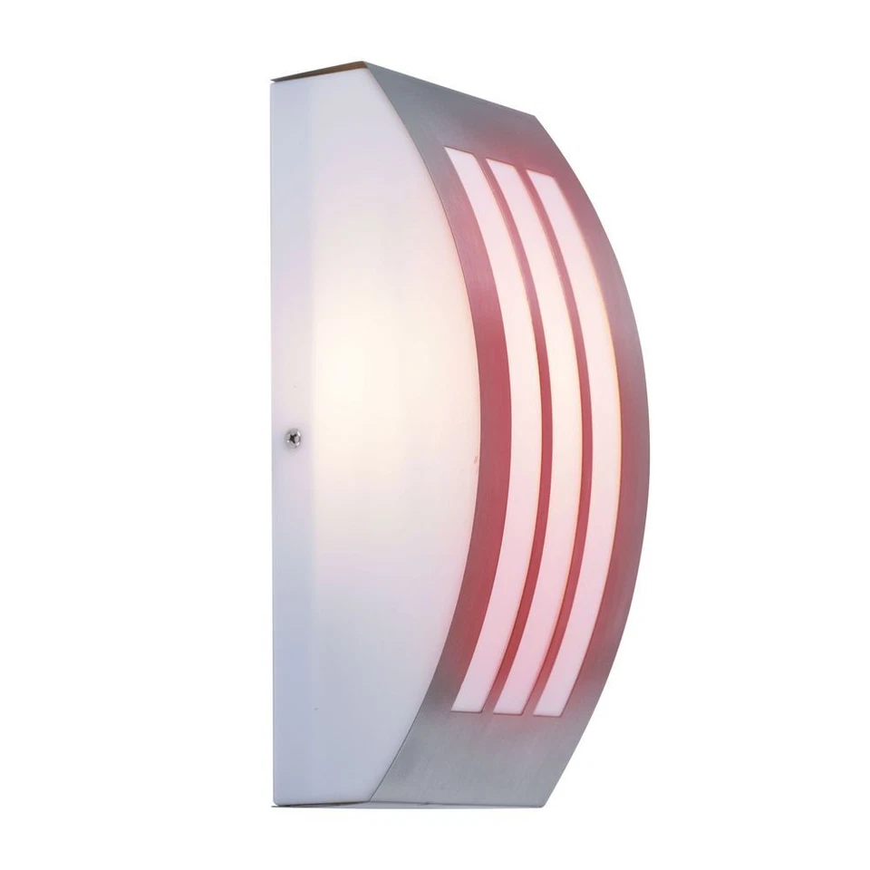 RGB LED Außen Wand Lampe Hof Terrassen Garten Leuchte Edelstahl Strahler DIMMBAR - Bild 2 von 4