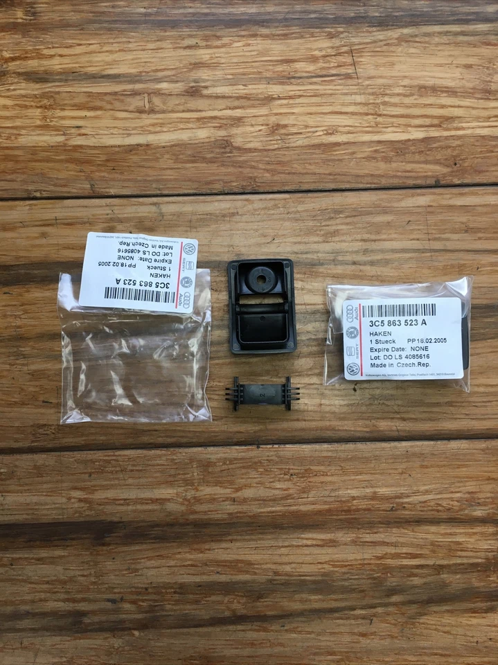 2005-2014 Volkswagen Passat B6 CC Interior Rear Tie Down Hooks 2pc OEM - Image 2 of 4