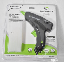 Surebonder Plus Dual Temp Glue Gun Mini Size  12 Glue Sticks Kit DT-200FKIT