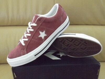 Converse One Star OX Suede Youth Size 7 (Women's Size 9) Shoes Deep Bordeaux  NEW | eBay