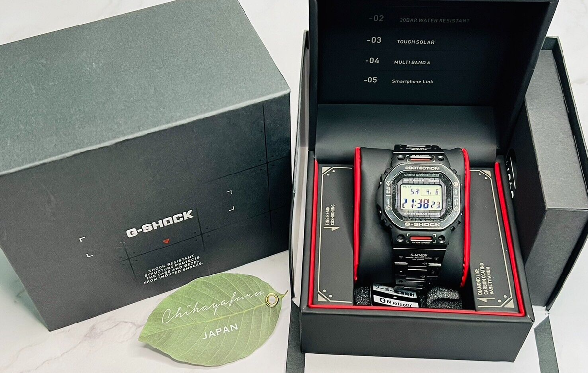 Casio G-SHOCK GMW-B5000TVA-1JR Titanium Metal Band Casio G-SHOCK GMW-B5000TVA-1JR Titanium Metal Band