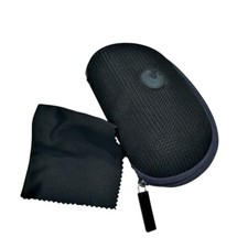 COSTA DEL MAR Sunglasses Case Hard Clamshell Holder with Cleaning Cloth Zip-up
