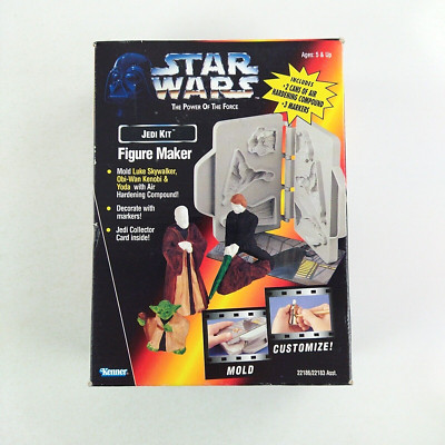 Star Wars Action Figure Maker Jedi Kit Luke Skywalker Yoda Molds Kenner SEALED