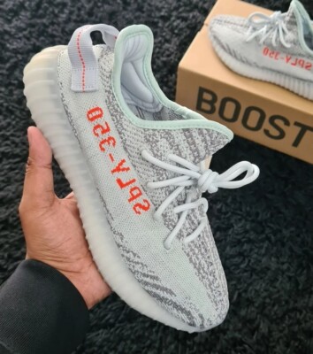 Size 5 - adidas Yeezy Boost 350 V2 Low Blue Tint | eBay UK