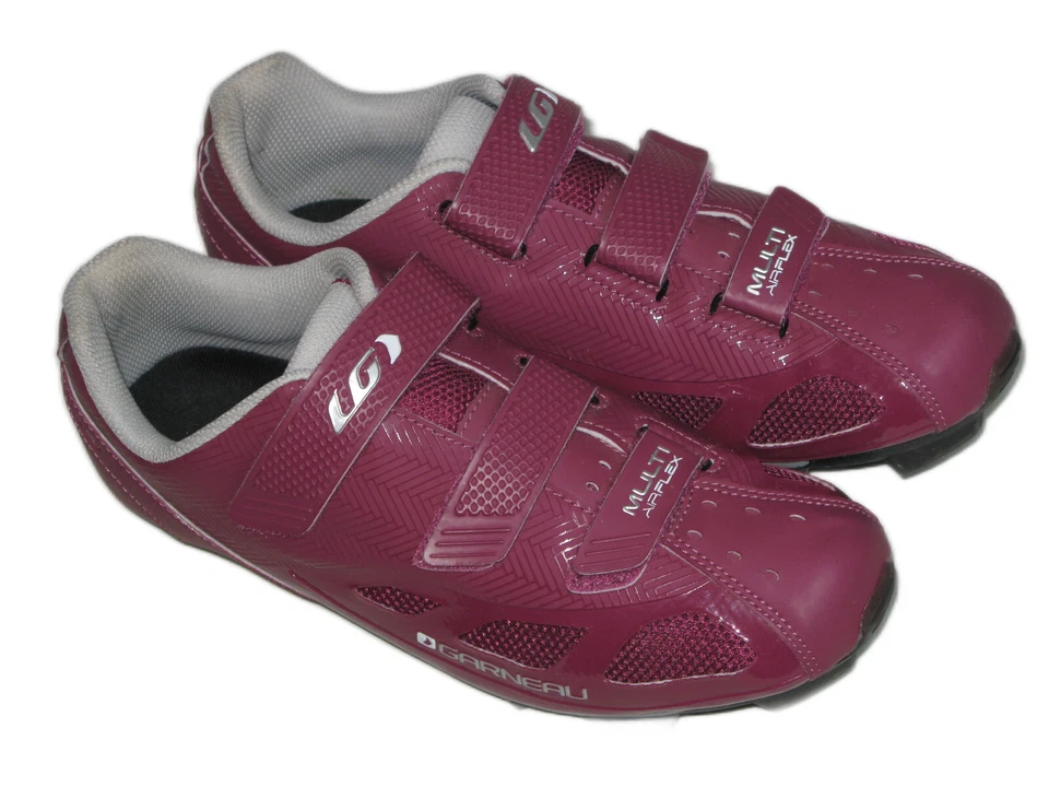 Garneau HRS-80 MTB Bicicleta de Montaña Ciclismo Zapato Mujer Talla 11.5 EU 43+Cleats-Magenta Foto 2 de 4