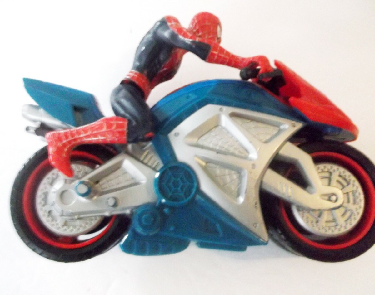 Action Figure SPIDER-MAN & MOTORCYCLE 2007 MARVEL COMICS | eBay